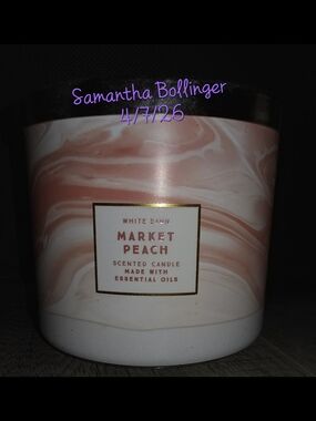Bath & Body Works 3-Wick Candle Market Peach
